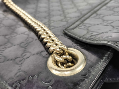 GUCCI Guccissima Amy Chain Shoulder Bag Shoulder Bag