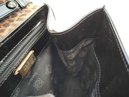 LOEWE Leopard Print Velazquez 2-way Shoulder Bag/Handbag