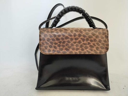 LOEWE Leopard Print Velazquez 2-way Shoulder Bag/Handbag