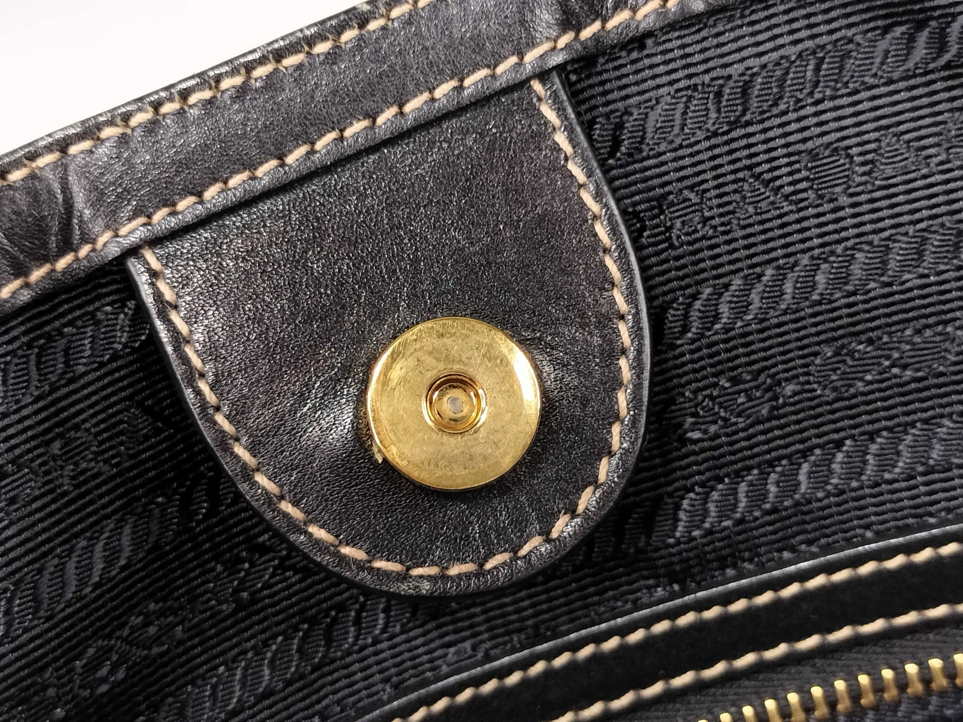 PRADA Prada Logo Jacquard Tote Bag Tote Bag