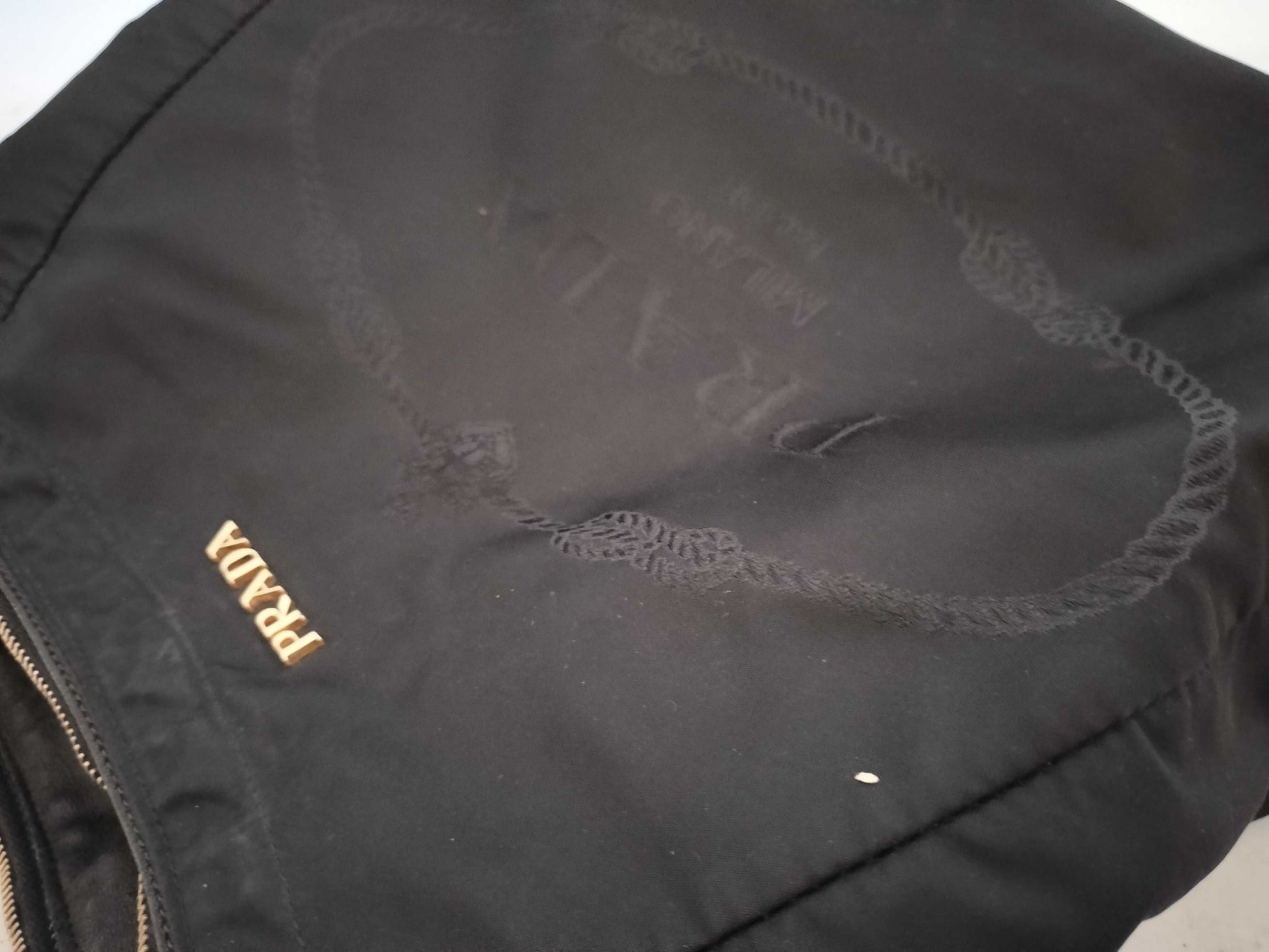 PRADA Nylon Prada Logo Jacquard One-Shoulder Bag Shoulder Bag