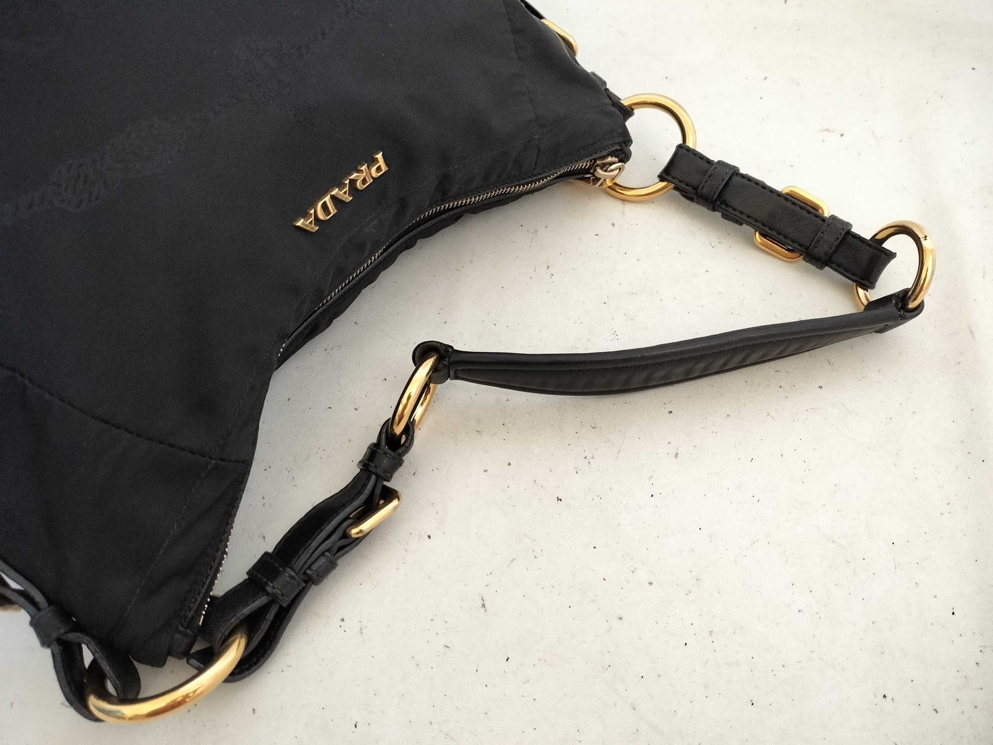 PRADA Nylon Prada Logo Jacquard One-Shoulder Bag Shoulder Bag
