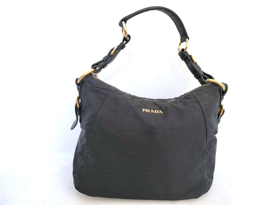 PRADA Nylon Prada Logo Jacquard One-Shoulder Bag Shoulder Bag