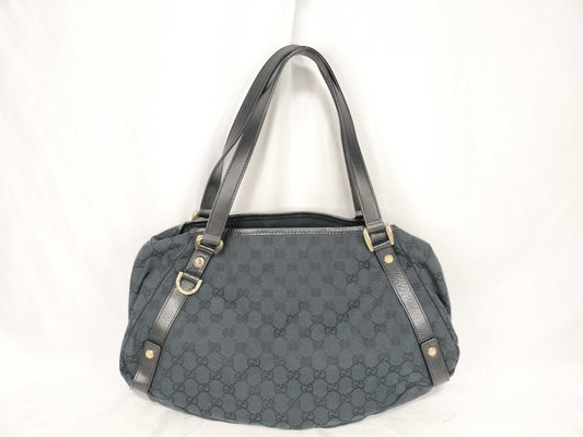 GUCCI GG Canvas Abby One-Shoulder Bag Tote Bag