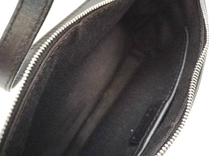 CELINE C Macadam Satin Accessory Pouch Shoulder Bag