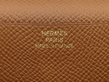 HERMES Bearn Bifold Long Wallet YPN006SU Engraved Y Wallet