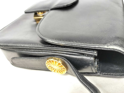 CELINE Carriage Hardware Shoulder Bag Box Calf Shoulder Bag