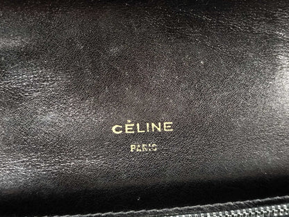 CELINE Carriage Hardware Shoulder Bag Box Calf Shoulder Bag