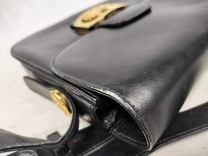 CELINE Carriage Hardware Shoulder Bag Box Calf Shoulder Bag