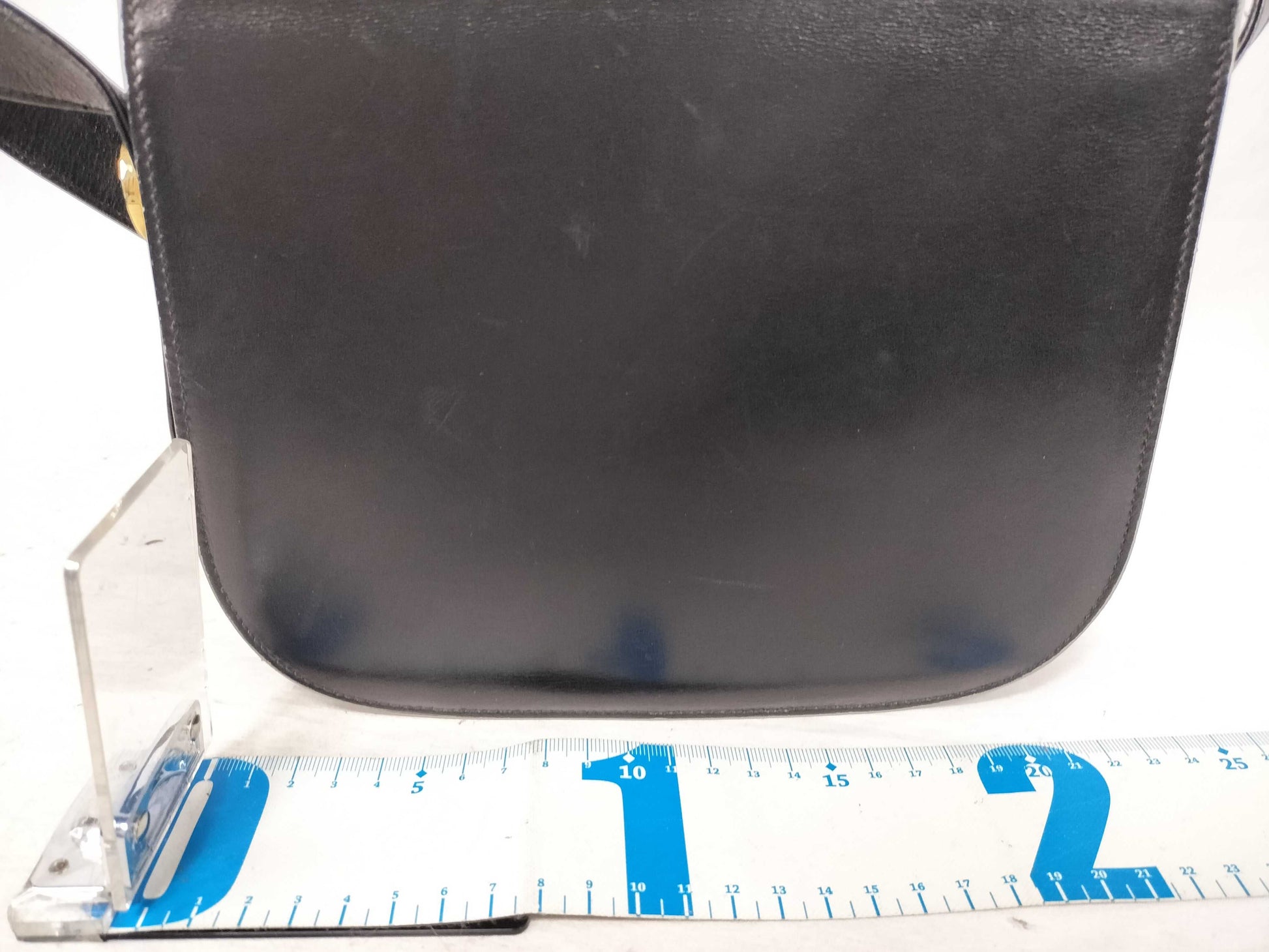 CELINE Carriage Hardware Shoulder Bag Box Calf Shoulder Bag