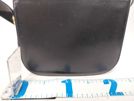 CELINE Carriage Hardware Shoulder Bag Box Calf Shoulder Bag