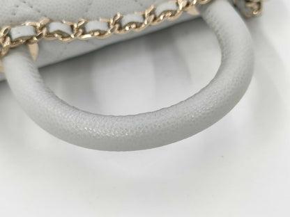 CHANEL Extra Mini Caviar Leather Coco Handle 18" Gold Hardware Chain 2-Way Chain Shoulder Bag Random Number AP4244 Handbag