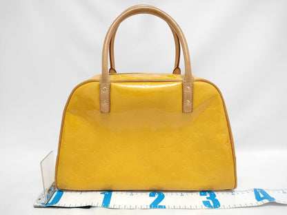 LOUIS VUITTON RFID Unverified Vernis Monogram Vernis Tompkins Yellow Handbag