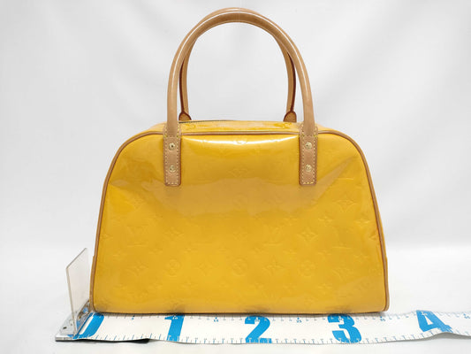 LOUIS VUITTON RFID Unverified Vernis Monogram Vernis Tompkins Yellow Handbag