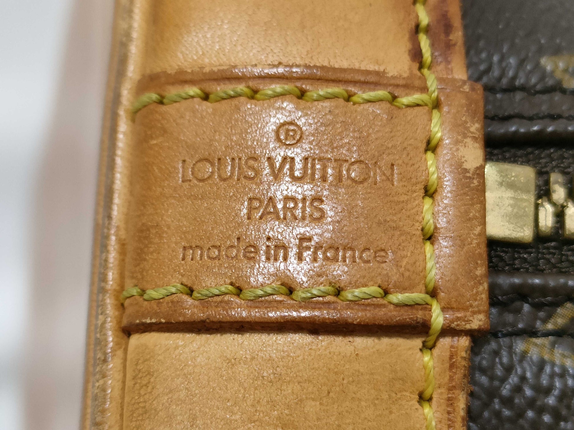 LOUIS VUITTON RFID verification failed. Monogram Louis Vuitton Monogram Alma handbag.