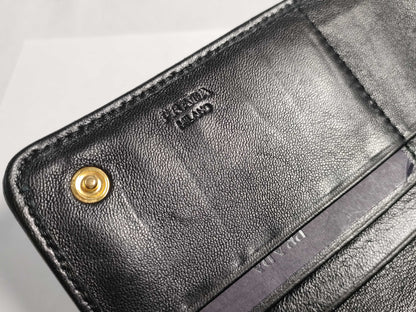 PRADA Prada Nappa Bifold Long Wallet Black Wallet