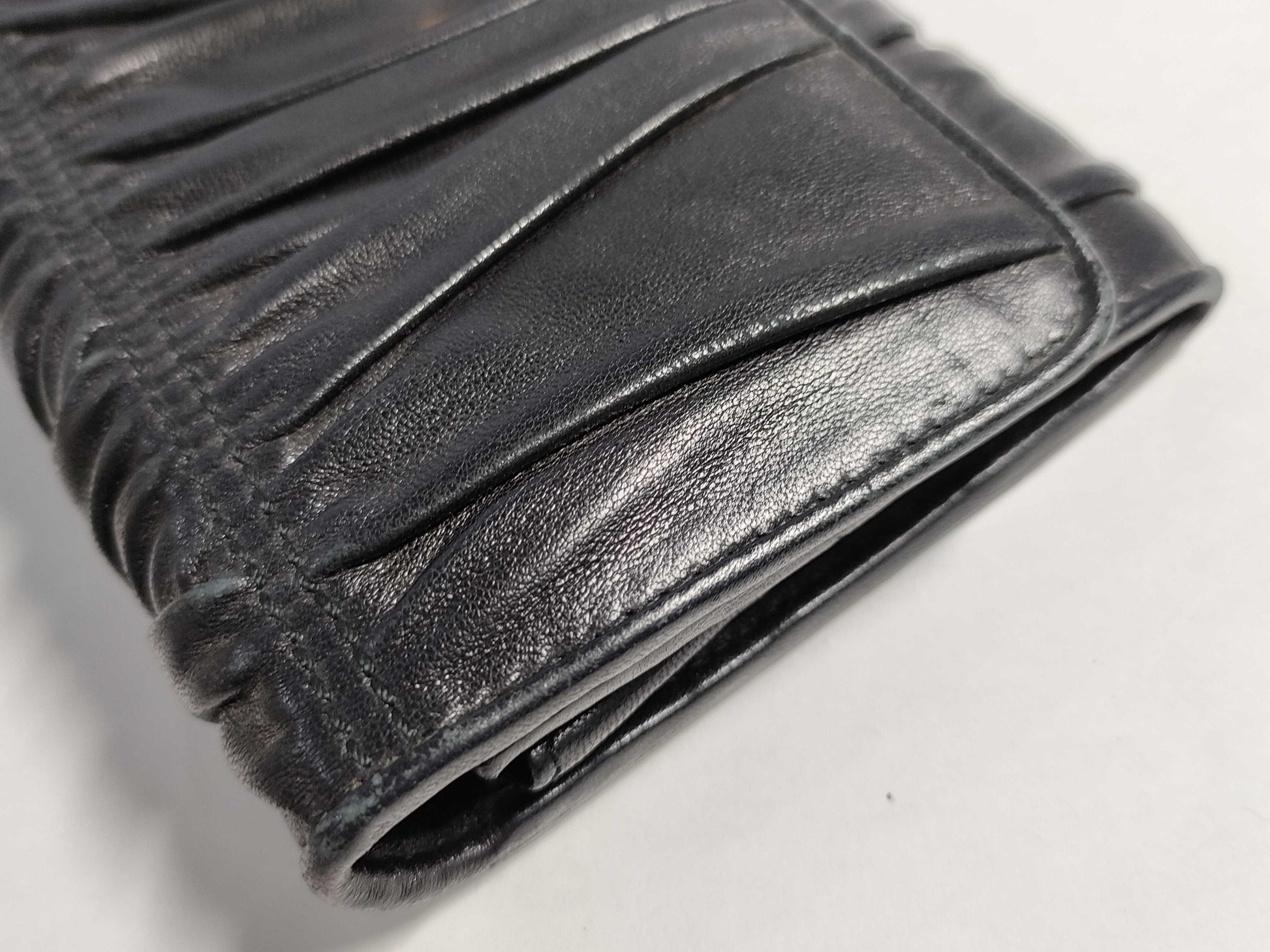 PRADA Prada Nappa Bifold Long Wallet Black Wallet
