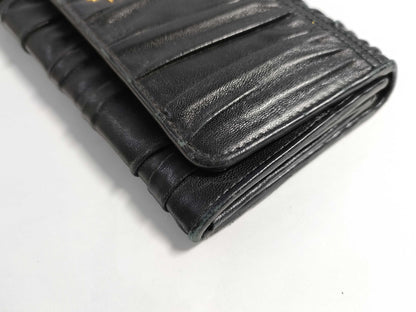 PRADA Prada Nappa Bifold Long Wallet Black Wallet