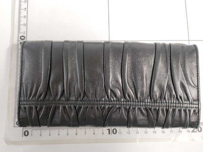PRADA Prada Nappa Bifold Long Wallet Black Wallet