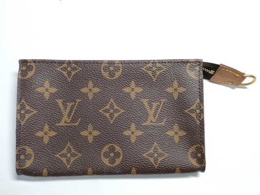 LOUIS VUITTON Monogram Bucket Brown Pouch