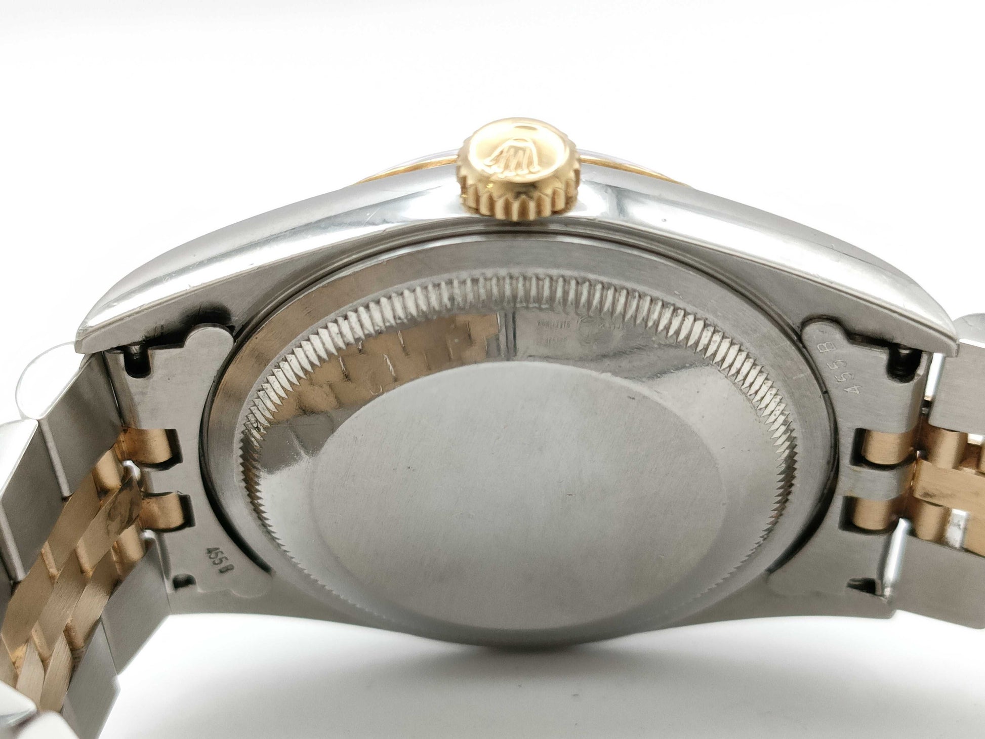 ROLEX Datejust 16233 S978779 Champagne Dial Boys' Watch