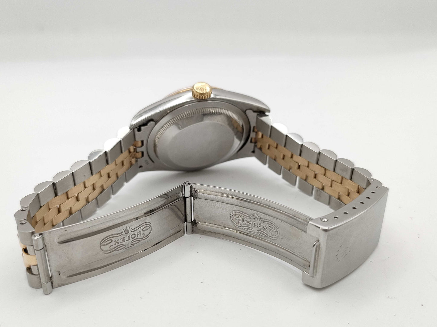 ROLEX Datejust 16233 S978779 Champagne Dial Boys' Watch
