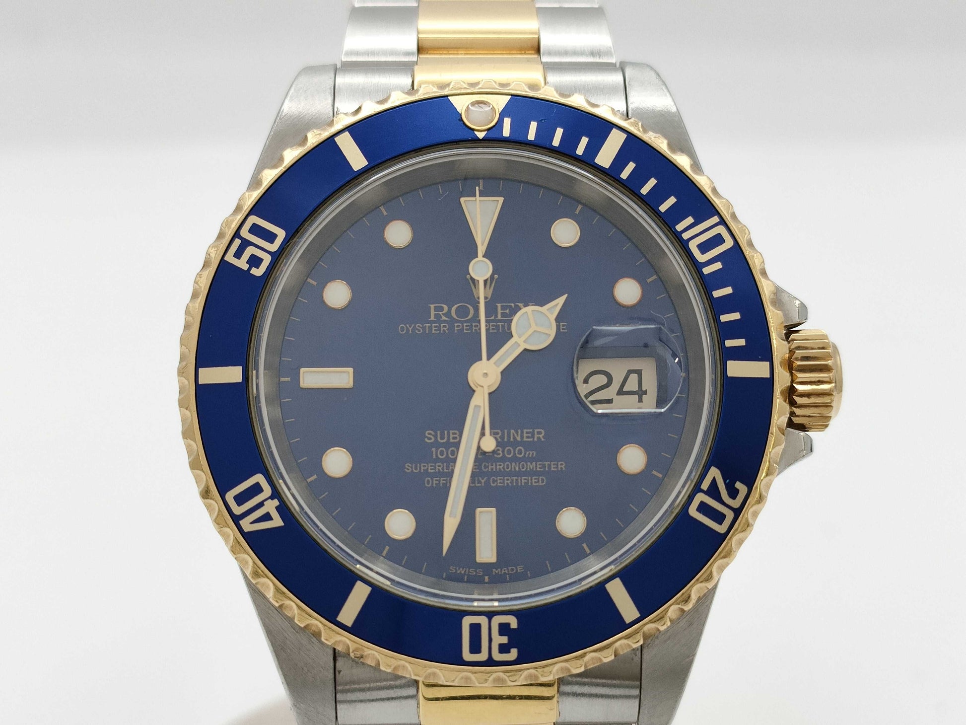 ROLEX 16613 K882538 Blue Dial Men's Watch