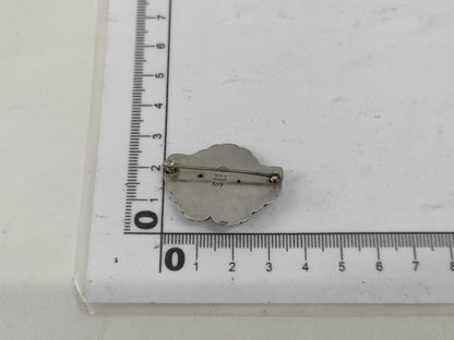 Georg Jensen 107 Flower Ag925 Silver Brooch