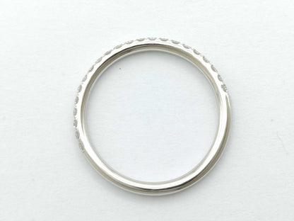 HARRY WINSTON Half Eternity Diamond Pt950 1.6g Ring 