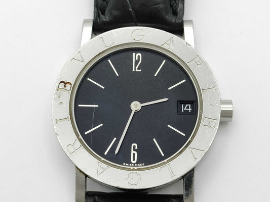 BVLGARI BB30SLD F38338 Black Dial Quartz Women's Watch