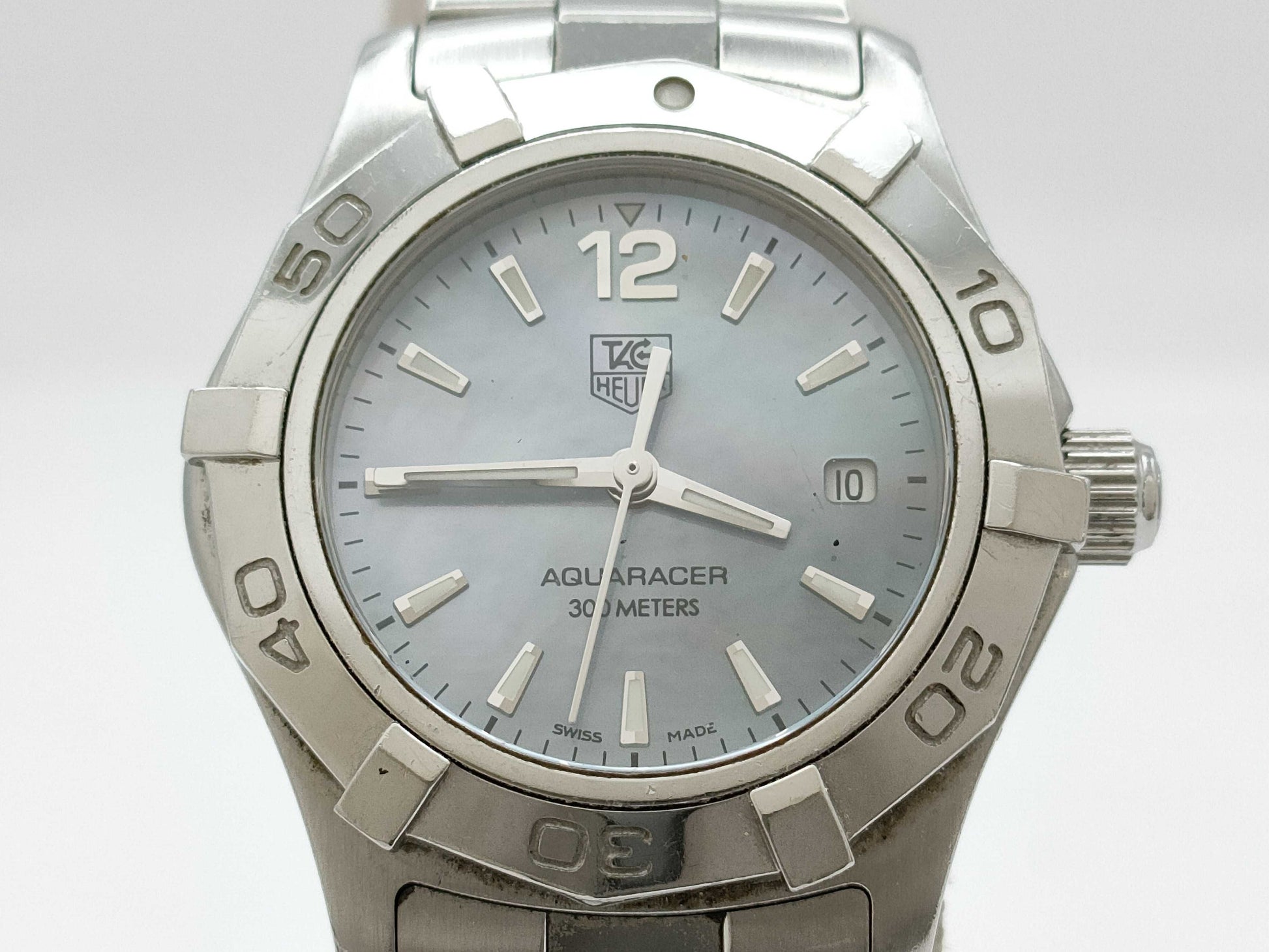 TAG Heuer Aquaracer WAF1417 FT7711 Shell Dial Quartz Women's Watch