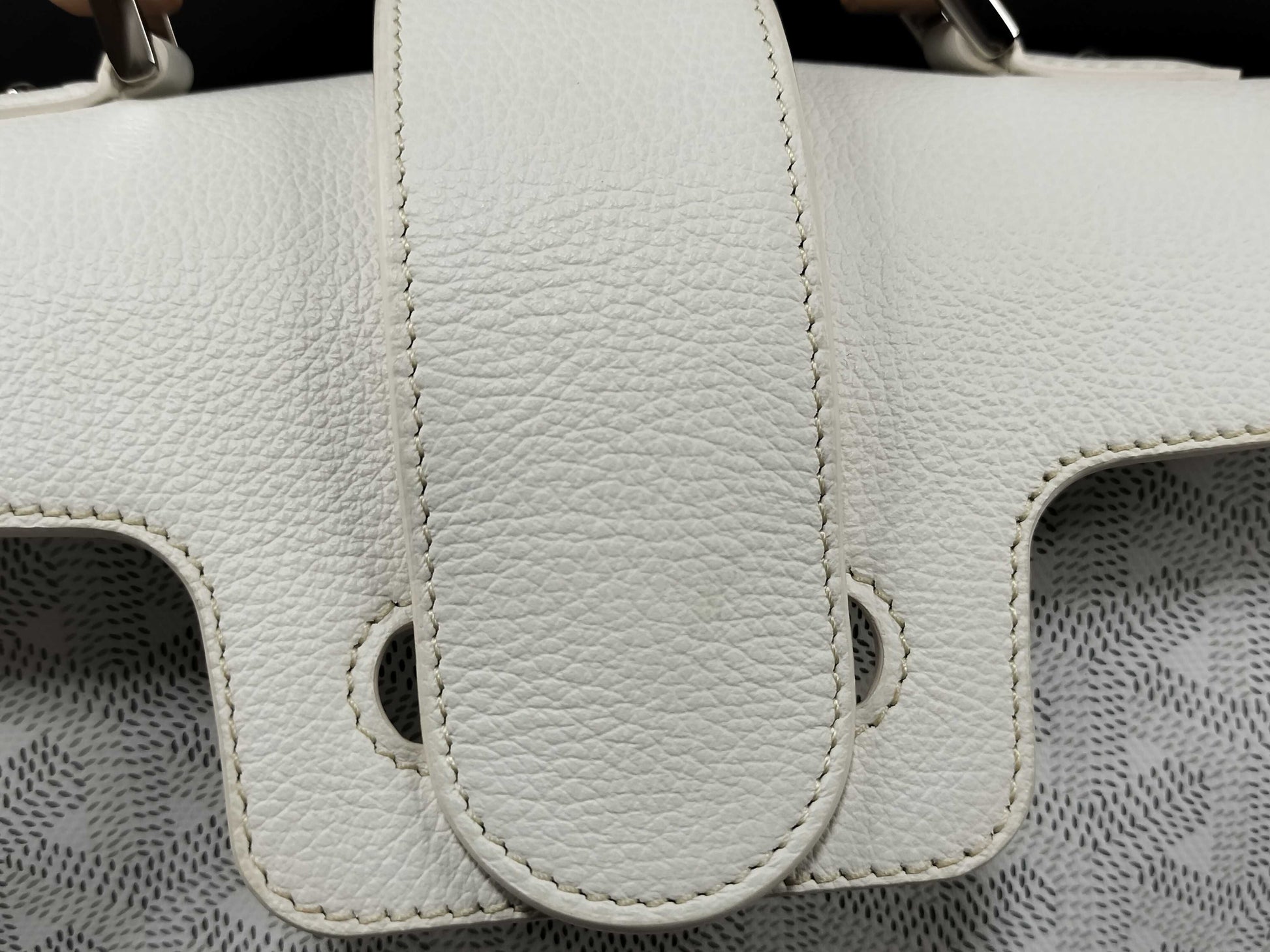 GOYARD GOYARD Saigon Mini White Handbag