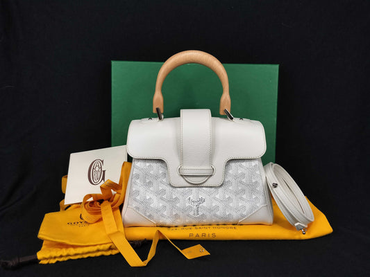 GOYARD GOYARD Saigon Mini White Handbag