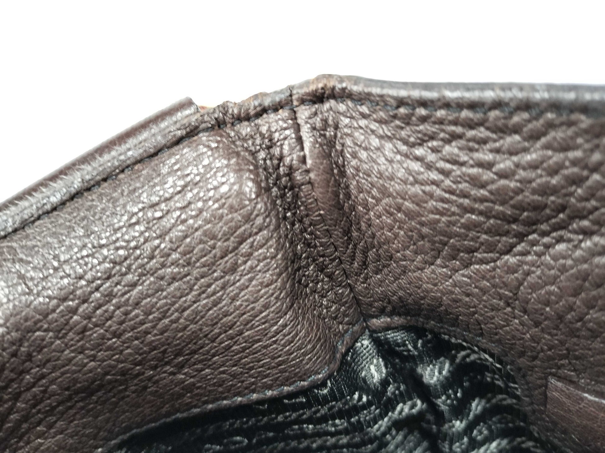 PRADA PRADA Leather Shoulder Bag Brown