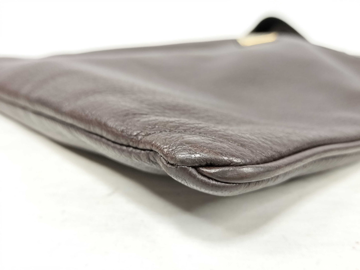 PRADA PRADA Leather Shoulder Bag Brown