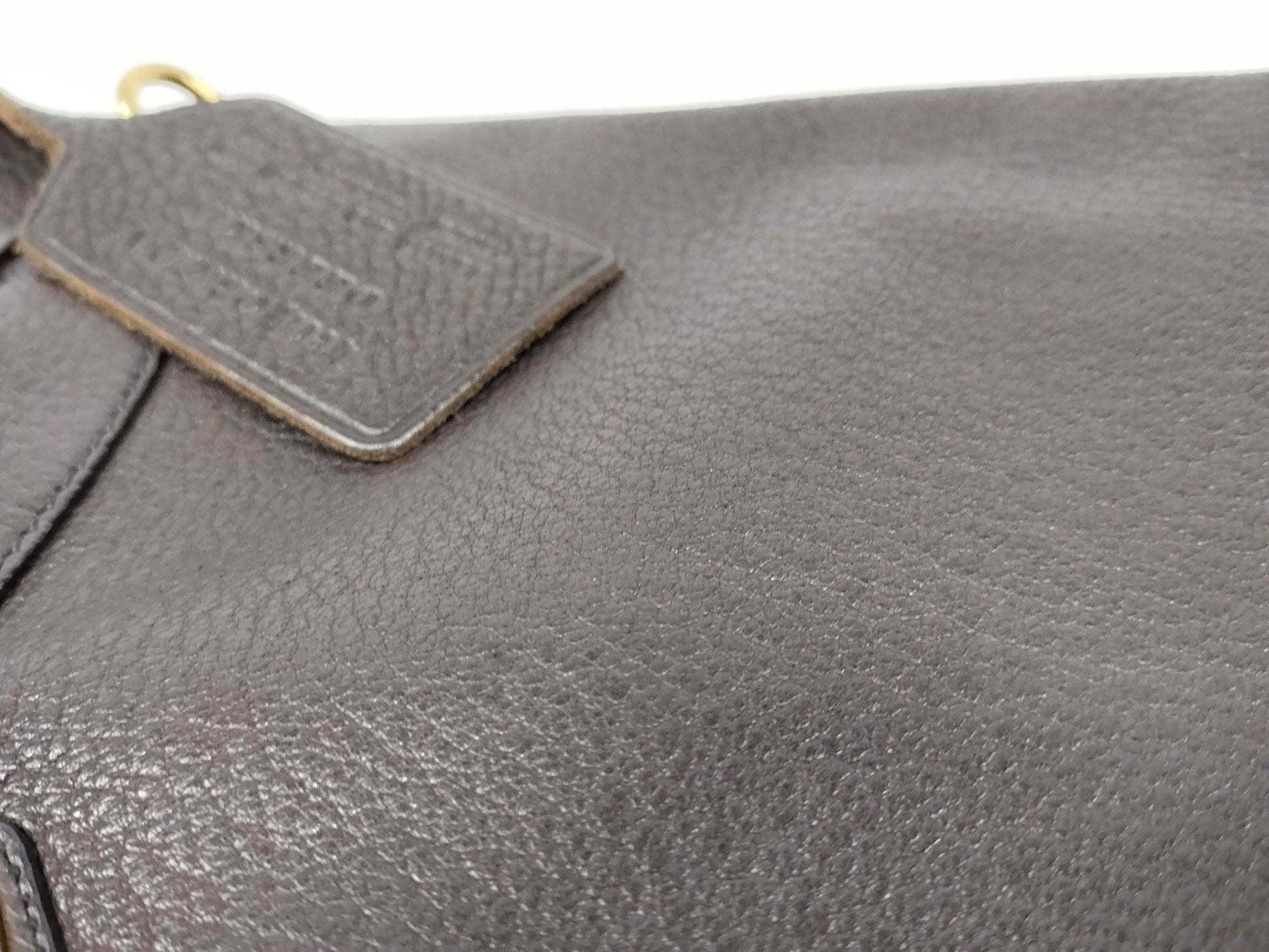 PRADA PRADA Leather Shoulder Bag Brown