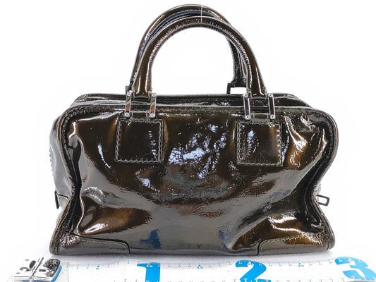 LOEWE Amazona Enamel Handbag