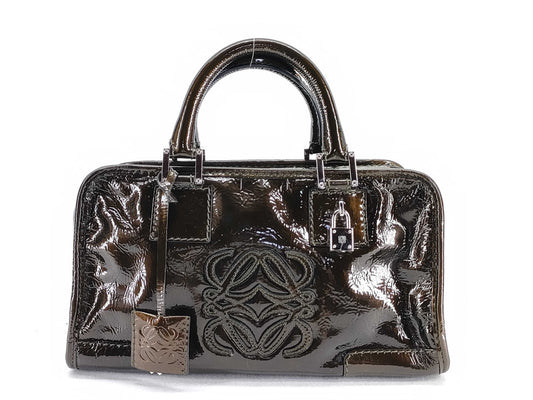 LOEWE Amazona Enamel Handbag