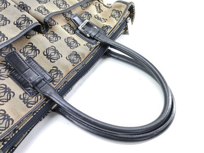 LOEWE Handbag Tote Canvas Anagram Tote Bag