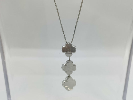 D1.00ct K18WG 7.5g Necklace 