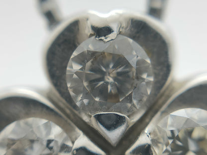D1.00ct K18WG 7.5g Necklace 