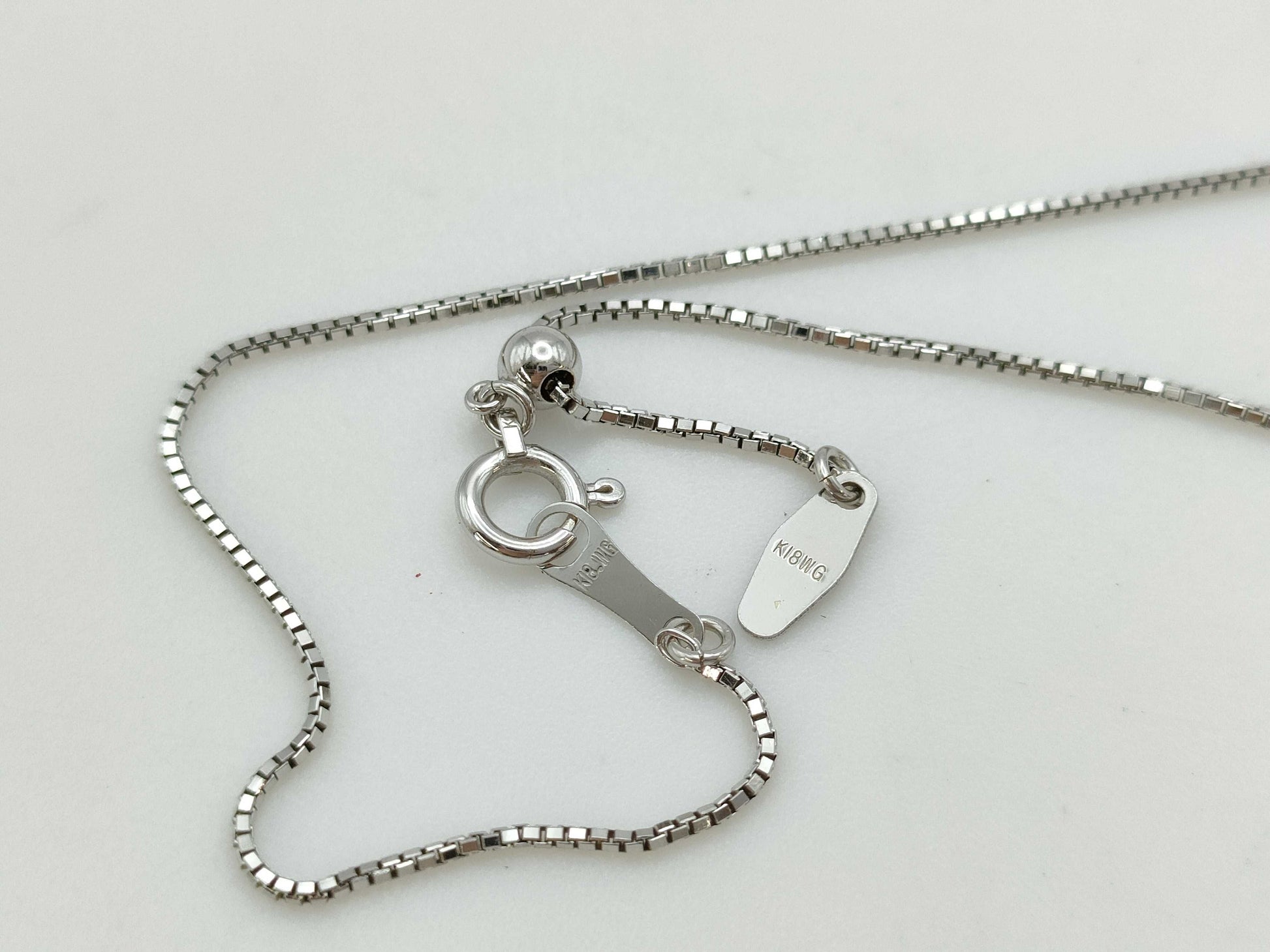 D1.00ct K18WG 7.5g Necklace 