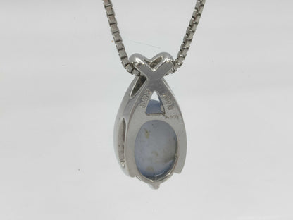 Stainless Steel 5.52ct D0.04ct PT900/PT850 12.3g Necklace 