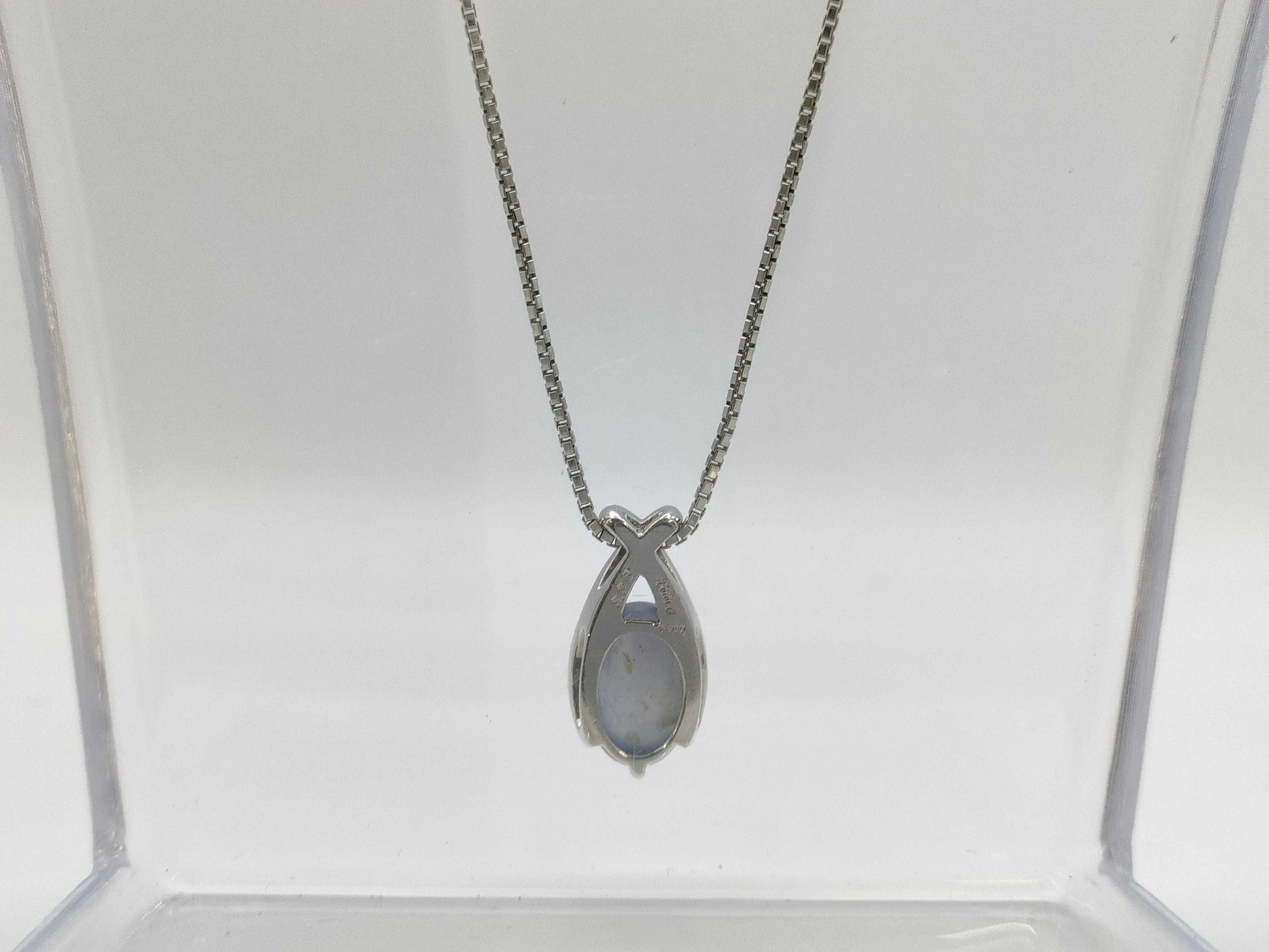 Stainless Steel 5.52ct D0.04ct PT900/PT850 12.3g Necklace 