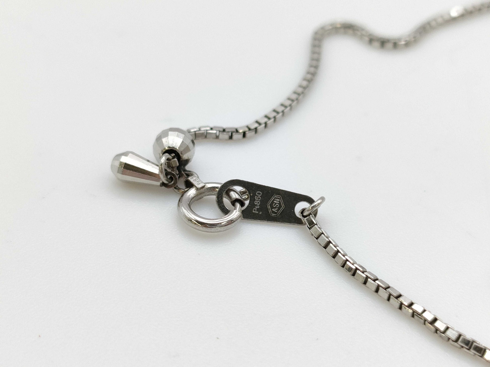 Stainless Steel 5.52ct D0.04ct PT900/PT850 12.3g Necklace 