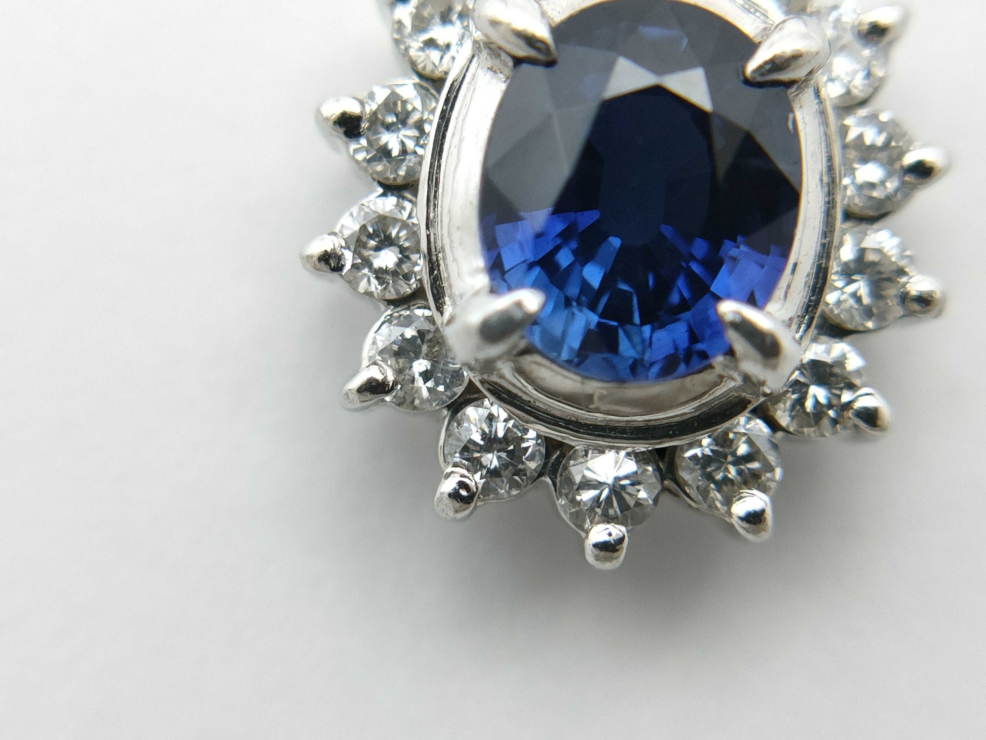 S 0.70ct D 0.20ct Pt900/850 6.7g Necklace 