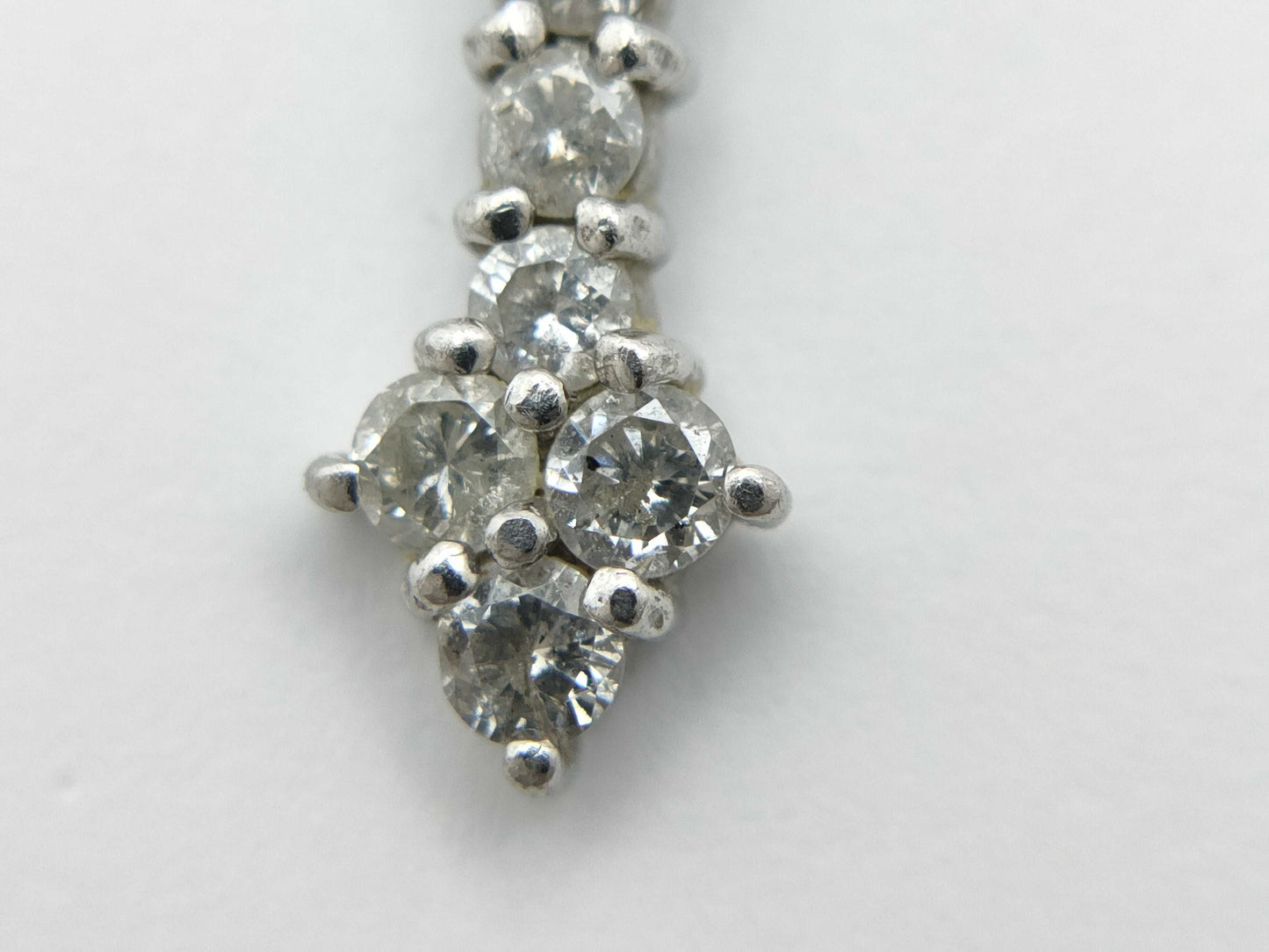 Cross D1.00ct Pt900 2.5g Pendant Top 