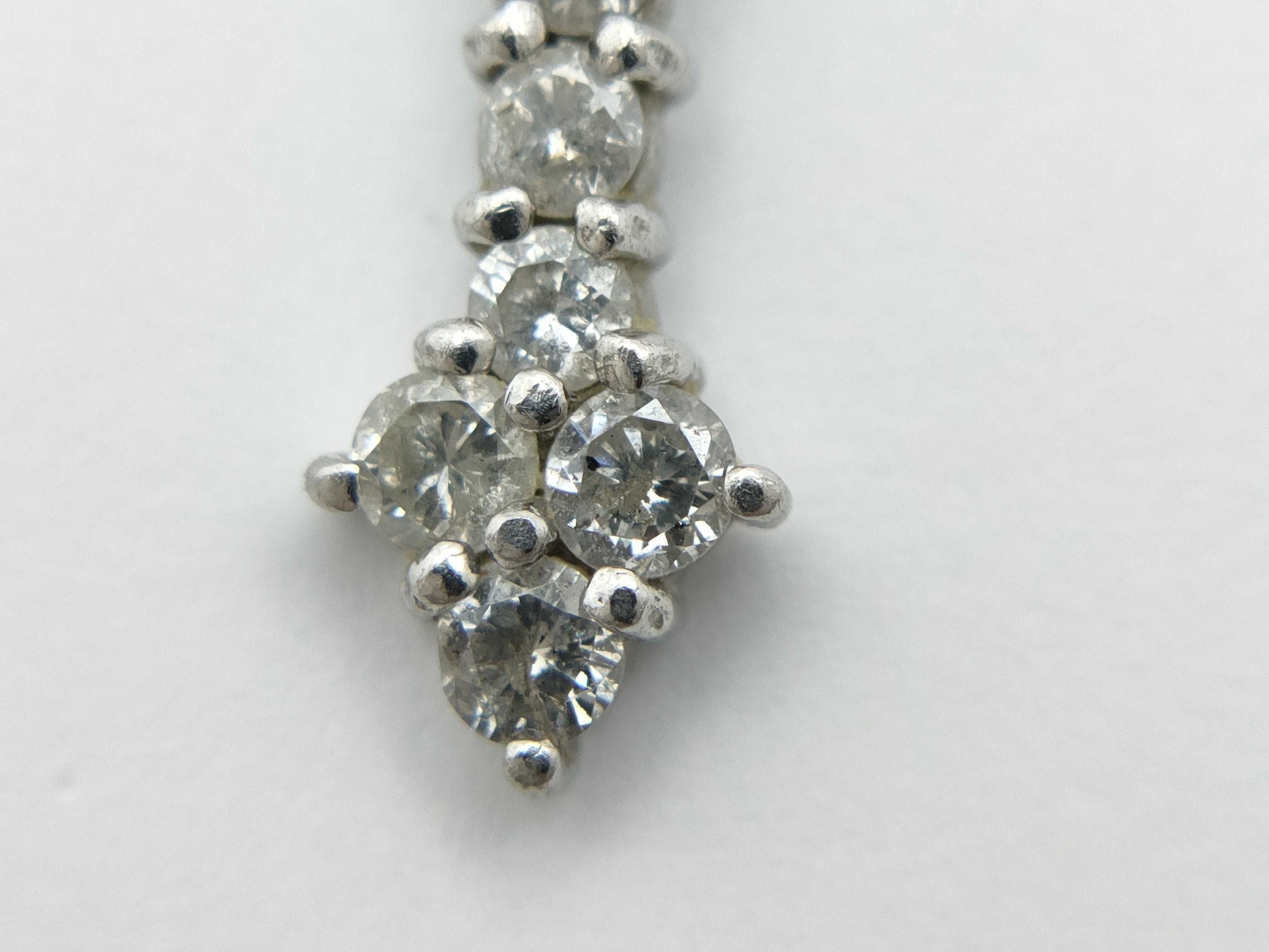 Cross D1.00ct Pt900 2.5g Pendant Top 