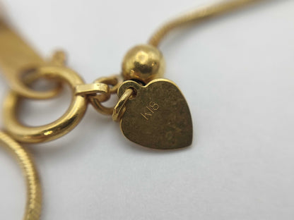 Swing D 0.23ct K18 9.7g Necklace 