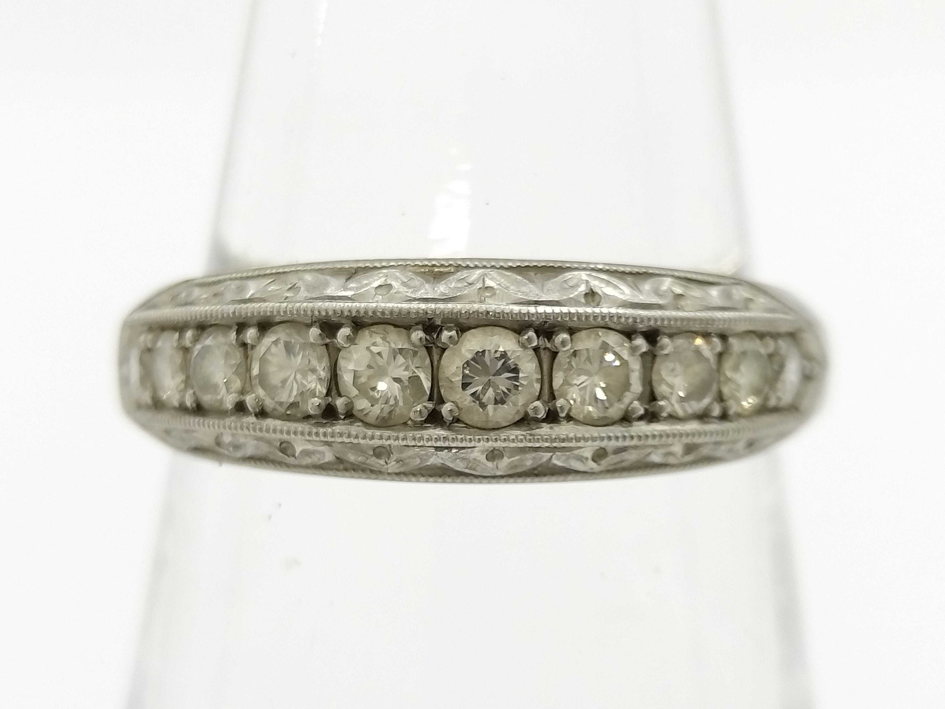 D0.46ct Pt 5.5g Ring 